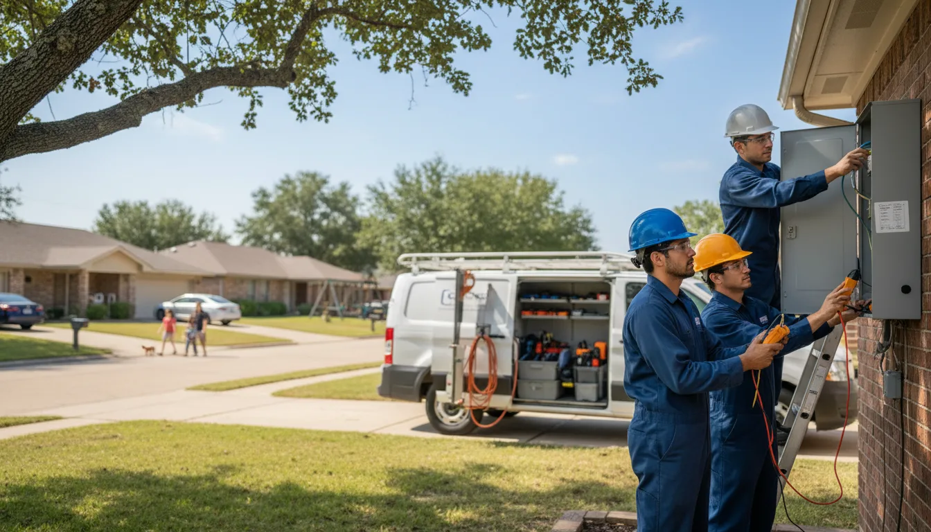 Certified electrician providing emergency electrical services in Alto Pass, IL